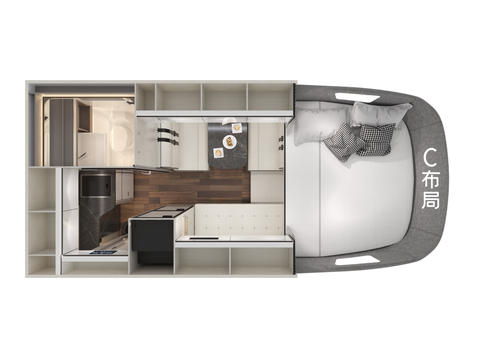 自由炮系列房車布局盤點，總有一款適合你！